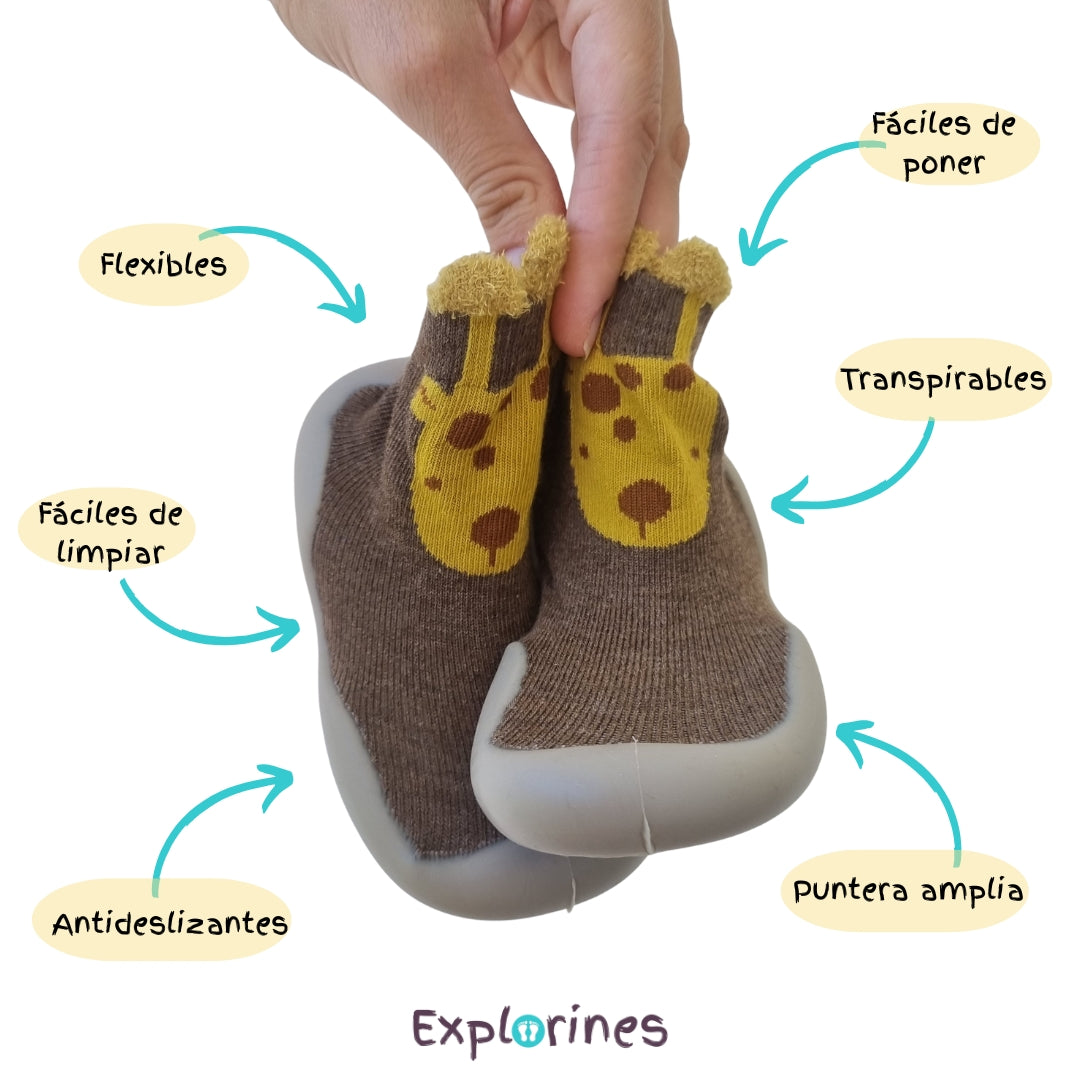 Explorines - Zapatos Calcetín